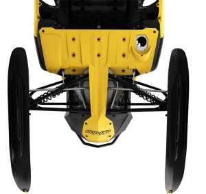 Защита днища Extreme, желтая (REV-XS/XM) Extreme Skid Plate Yellow with black logo