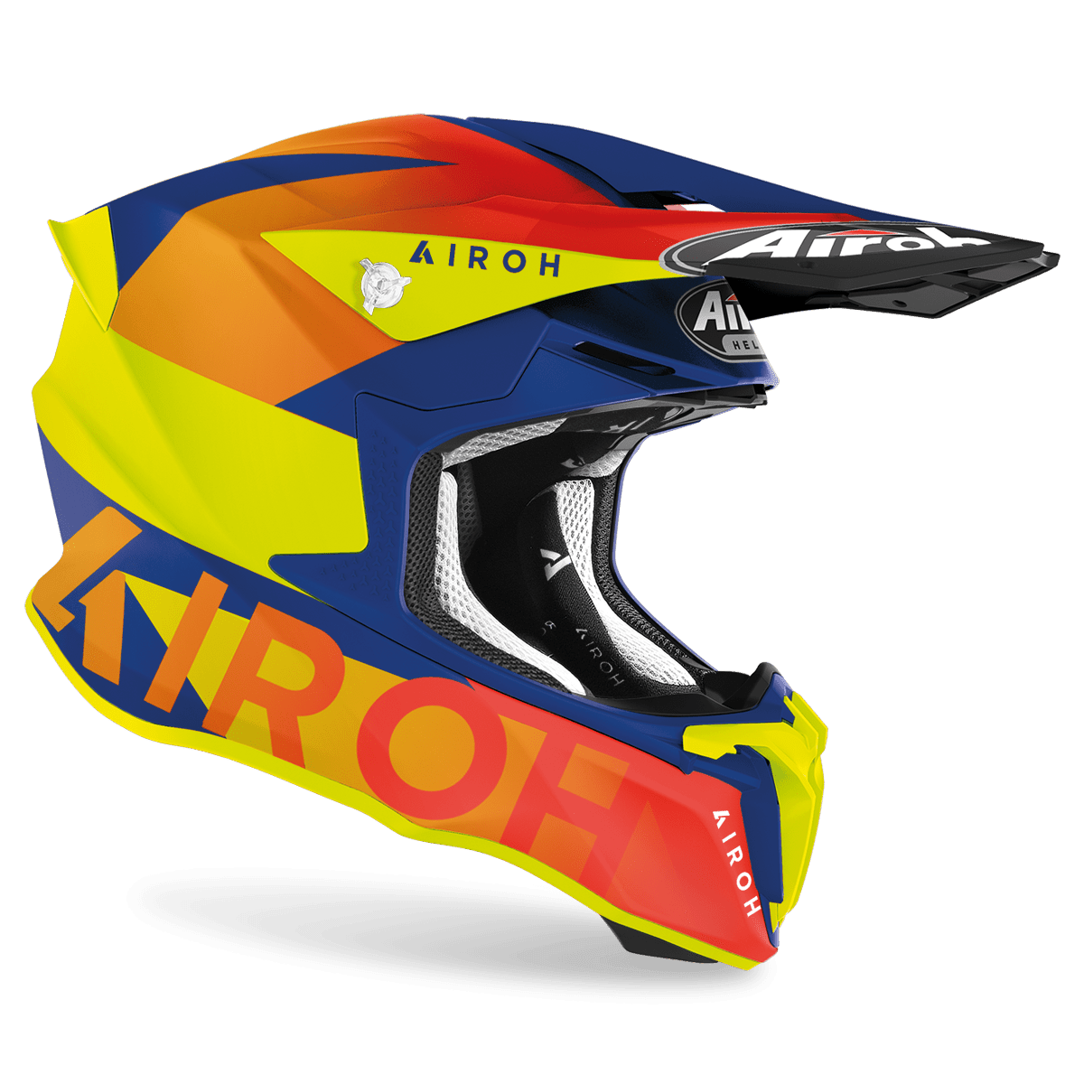 Шлем кроссовый, AIROH TWIST 2.0 (LIFT AZURE MATT) - XL