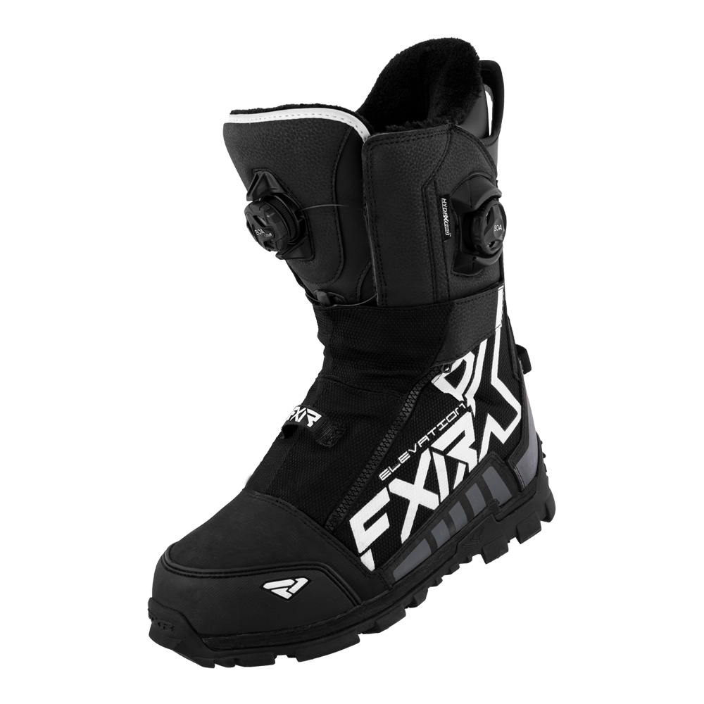 Ботинки FXR Elevation Dual BOA с утеплителем - Чёрно-белый, 45