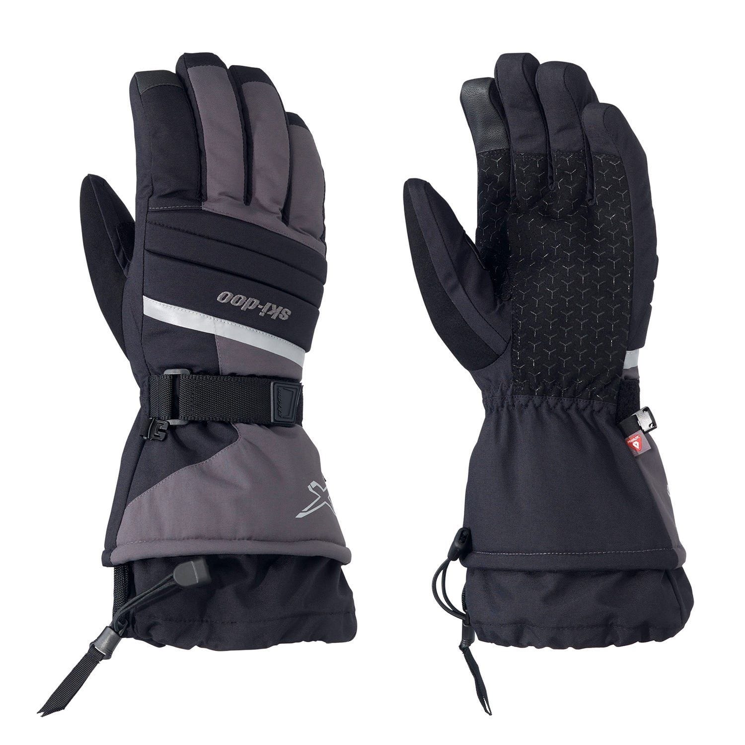 Перчатки мужские Ski-Doo X-Team Nylon - Угольно-серый, 2XL