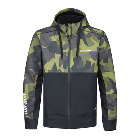 Кофта мужская TECH SOFTSHELL - камуфляж, 2XL