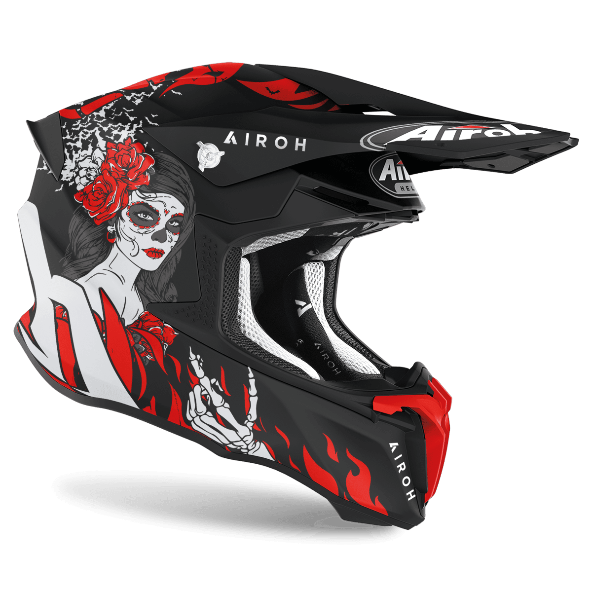 Шлем кроссовый, AIROH TWIST 2.0 (HELL MATT) - XL