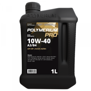 Масло моторное POLYMERIUM PRO10W-40 API SP ACEA A3/B4 n/c 1L