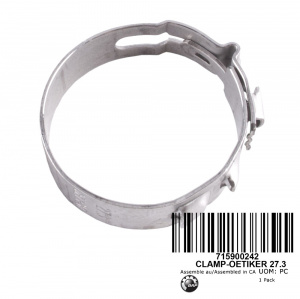 Хомут стальной  27.3 BRIDE SERRAGE  *CLAMP-OETIKER 27.3