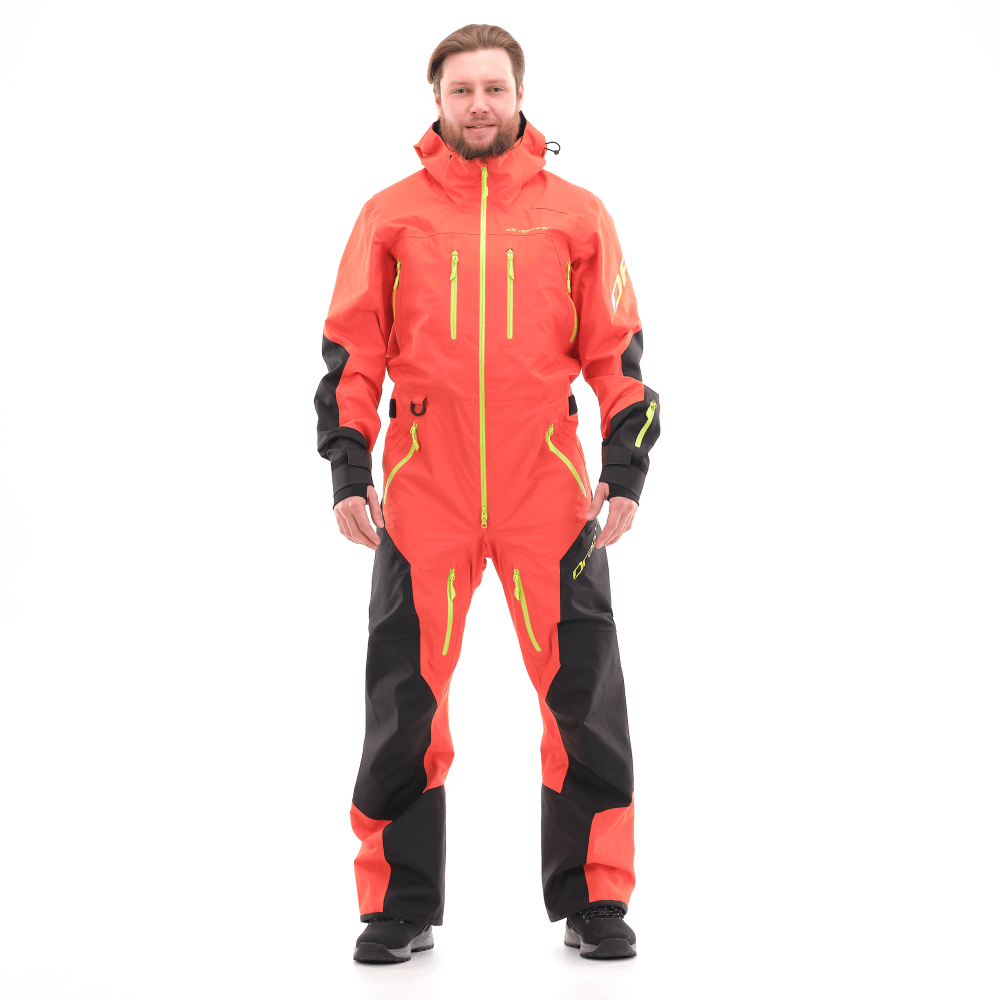 Комбинезон мужской, Dragonfly SuperLight 3L MAN - Красно-жёлтый, L