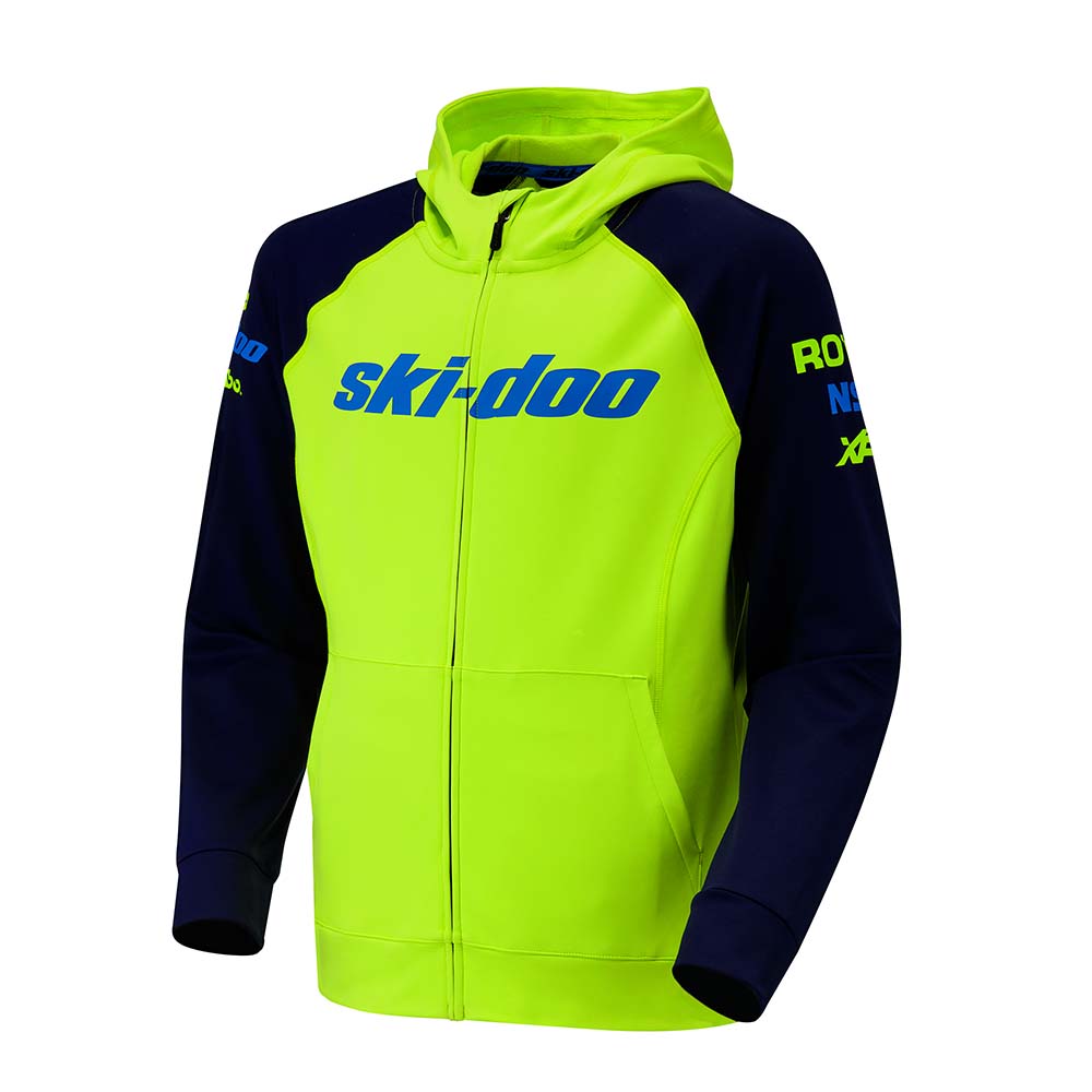Кофта флисовая мужская Ski-Doo Sno-X Zip-Up Fleece - Зеленый, 2XL