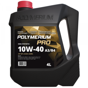 Масло моторное POLYMERIUM PRO10W-40 API SP ACEA A3/B4 n/c 4L