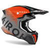 Шлем кроссовый, AIROH TWIST 2.0 (BIT ORANGE MATT) - L