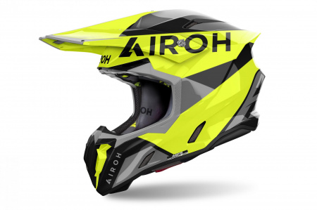 Шлем кроссовый, Airoh TWIST 3 (KING YELLOW GLOSS)