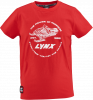 Футболка детская Lynx Logo T-Shirt Junior - Огненно красный, 10-12