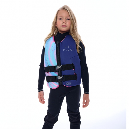 Детский спасательный жилет JetPilot Girls Cause F/E Youth Eco Vest L50s