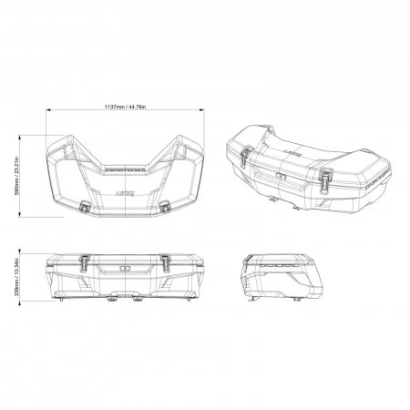 LinQ Packbox 87L Can-Am Outlander G3