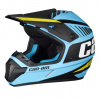 Шлем защитный Can-Am XC-4 CROSS TEAM - Чёрно-голубой, 2XL
