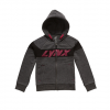 Детская толстовка с капюшоном Lynx - малиновый, 7-8
