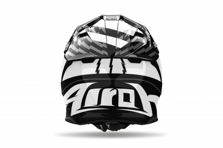 Шлем кроссовый, AIROH TWIST 3 (Шлем TWIST 3 (THUNDER BLACK/WHITE GLOSS)