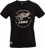 Футболка детская Lynx Logo T-Shirt Junior - Чёрный, 5-6