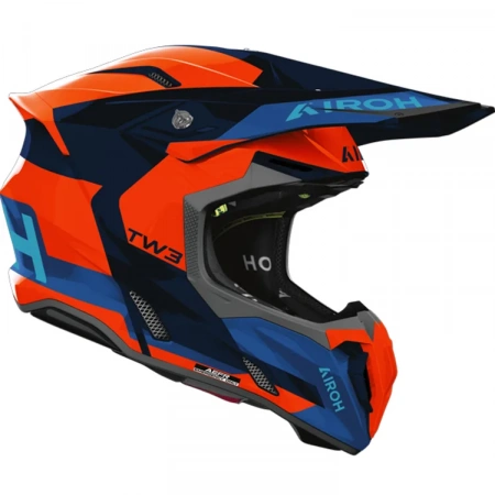 Шлем TWIST 3 (FANCY ORANGE/BLUE GLOSS)