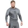 Термофутболка унисекс, Dragonfly 3DTHERMO, с длинным рукавом - Чёрно-серый, XL-XXL