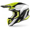 Шлем кроссовый, AIROH TWIST 2.0 (SHAKEN YELLOW GLOSS)