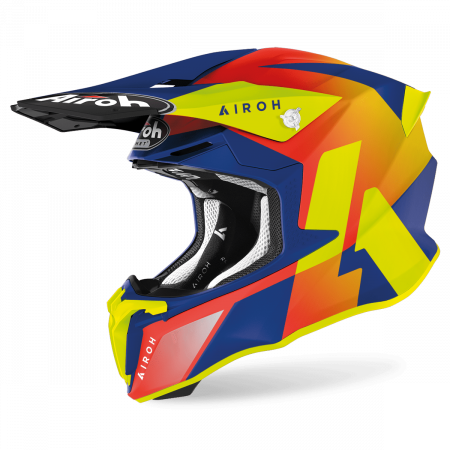 Шлем кроссовый, AIROH TWIST 2.0 (LIFT AZURE MATT)