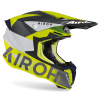 Шлем кроссовый, AIROH TWIST 2.0 (LIFT YELLOW/BLUE MATT) - L