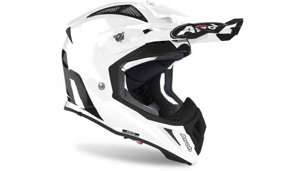 Шлем кроссовый, Airoh AVIATOR ACE 2 (WHITE GLOSS)