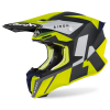 Шлем кроссовый, AIROH TWIST 2.0 (LIFT YELLOW/BLUE MATT)