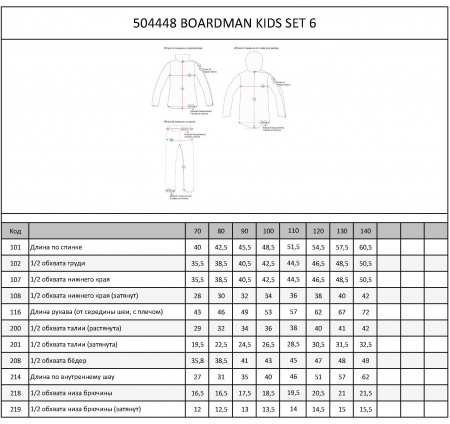 Костюм детский BOARDMAN