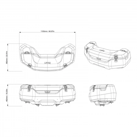 LinQ Packbox 139L Can-Am Outlander G3 G3L Max Only