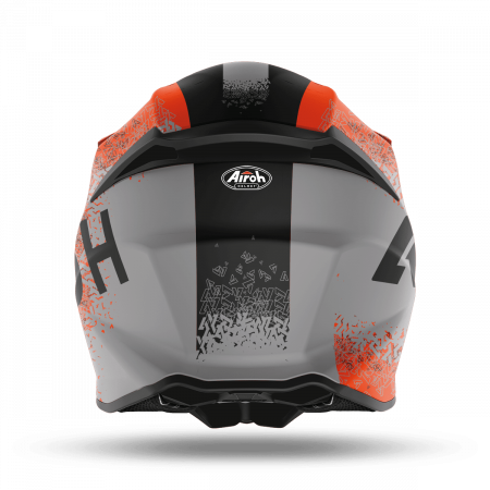 Шлем кроссовый, AIROH TWIST 2.0 (BIT ORANGE MATT)