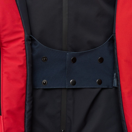Плащ зимний мужской RACE COAT Man (черно-красный)