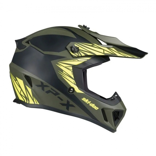 Шлем защитный Ski-Doo XP-X PEAK - армейский-зеленый, 2XL