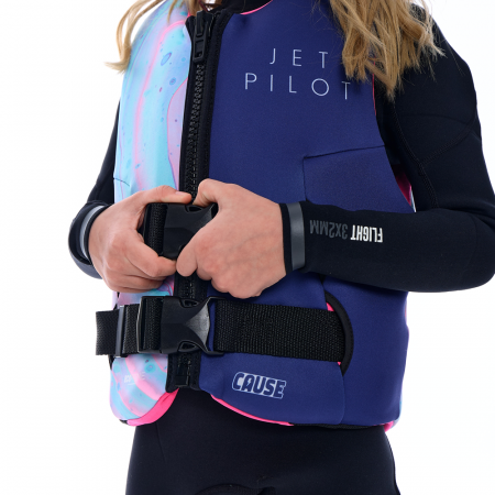 Детский спасательный жилет JetPilot Girls Cause F/E Youth Eco Vest L50s