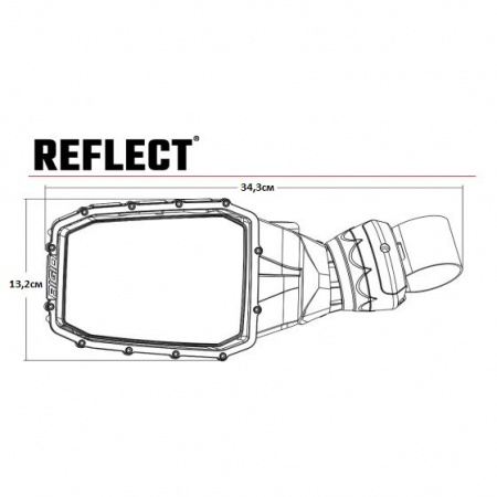 RIGID Reflect — зеркала заднего вида с встроенными LED фарами и указателями поворотов